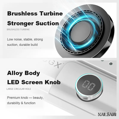Pro brushless turbo nail dust collector image 4