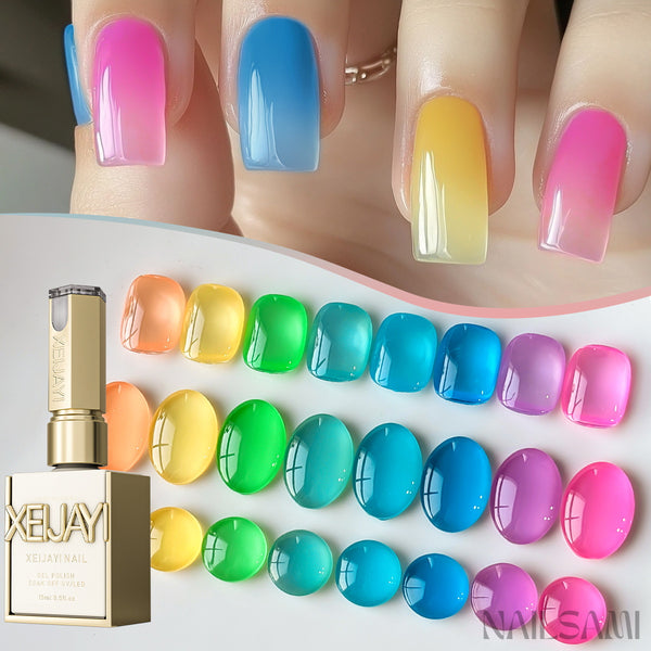 NAILSAMI Dopamine Playground Jelly Gel Polish - 8 Colors - image 1