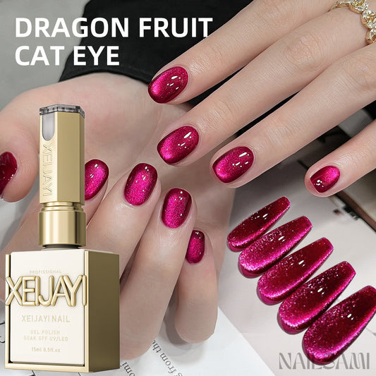 NAILSAMI Dragon Fruit Crystal Cat Eye Gel - image 1