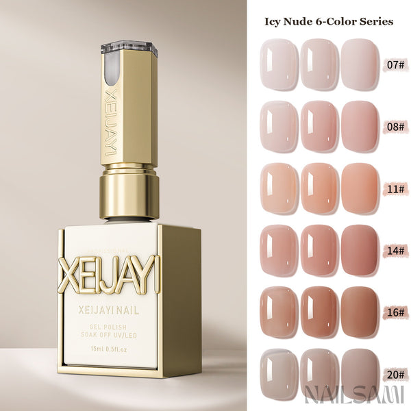 NAILSAMI Icy Nude Sheer Gel Polish - 6 Colors - image 1