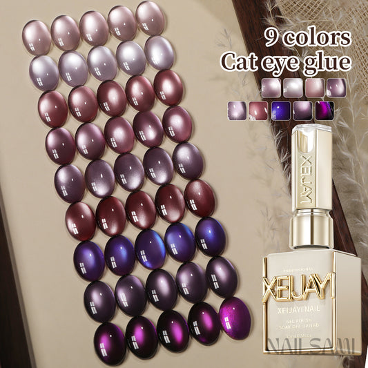 NAILSAMI Chameleon Cat Eye Gel Set - 9 Colors - image 1