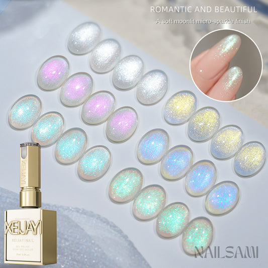 NAILSAMI Aurora Galaxy Fine Shimmer Gel - 6 Colors - image 2
