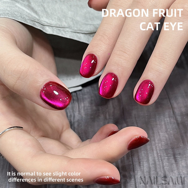 NAILSAMI Dragon Fruit Crystal Cat Eye Gel - image 2