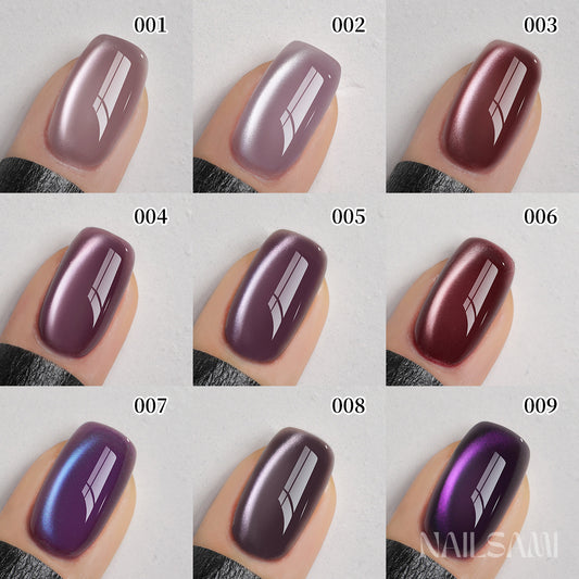 NAILSAMI Chameleon Cat Eye Gel Set - 9 Colors - image 2