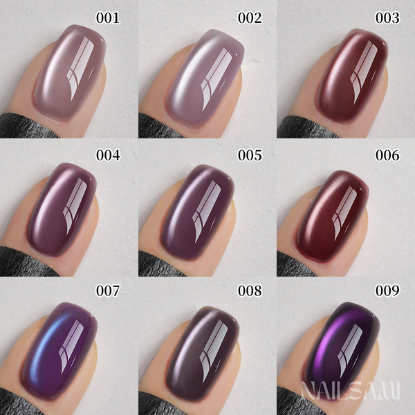 NAILSAMI Chameleon Cat Eye Gel Set - 9 Colors - image 2