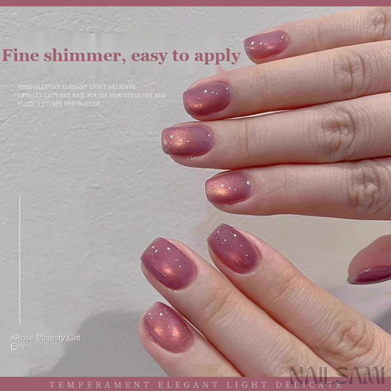 NAILSAMI Rose Majesty Crystal Cat Eye Gel - image 3