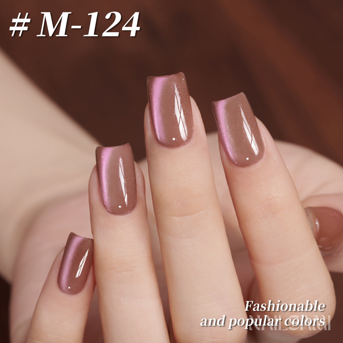NAILSAMI Aurora Glass Bead Cat Eye Gel - 6 Colors - image 4