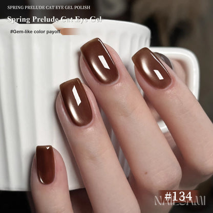 NAILSAMI Spring Prelude Crystal Cat Eye Gel - 4 Colors - image 4