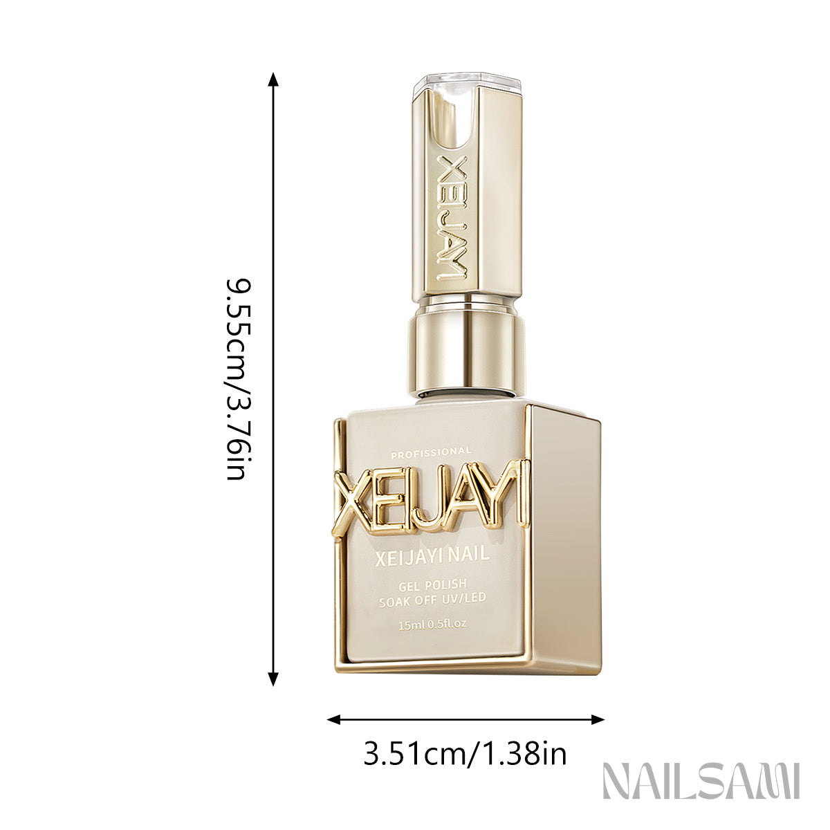 NAILSAMI Clear Glass Bead Cat Eye Gel - 8 Colors - image 5