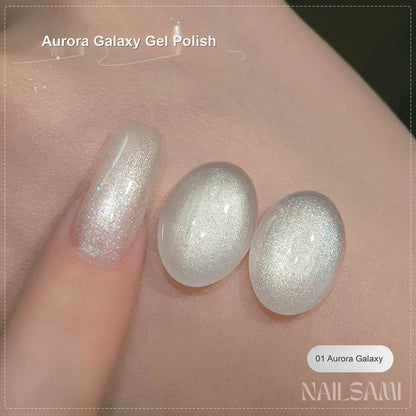 NAILSAMI Aurora Galaxy Fine Shimmer Gel - 6 Colors - image 7