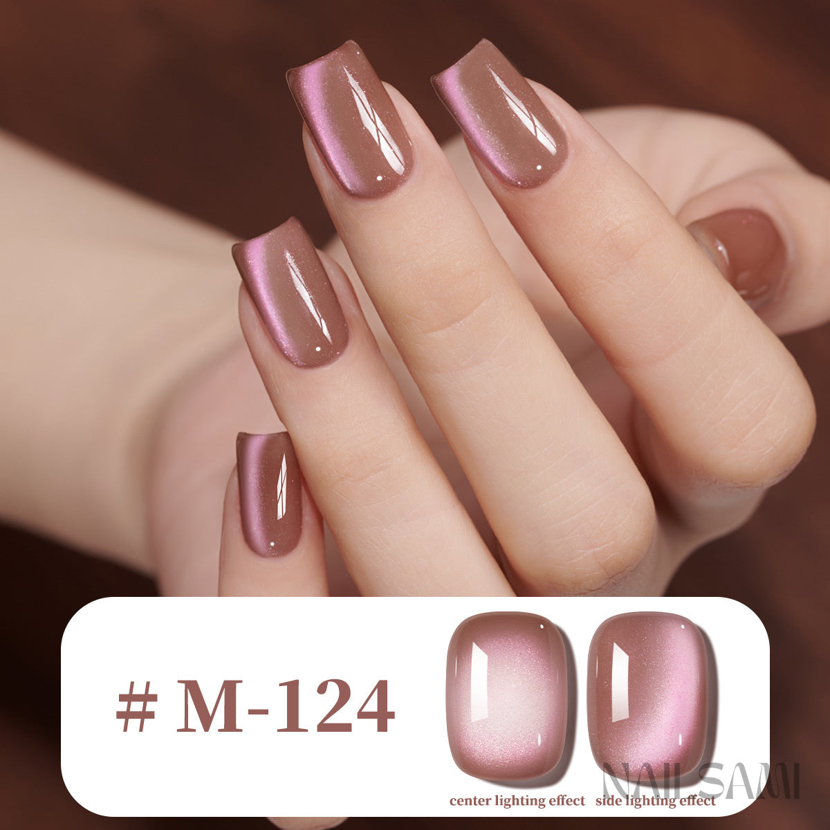 NAILSAMI Aurora Glass Bead Cat Eye Gel - 6 Colors - image 7