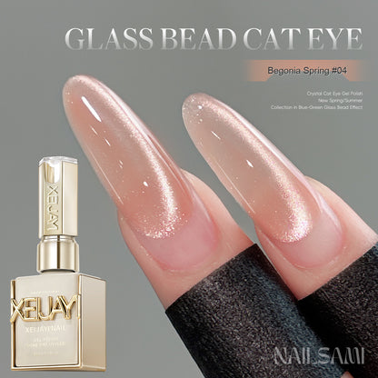 NAILSAMI Clear Glass Bead Cat Eye Gel - 8 Colors - image 7