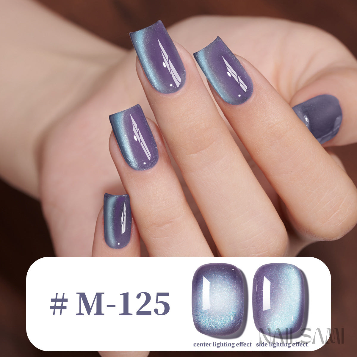 NAILSAMI Aurora Glass Bead Cat Eye Gel - 6 Colors - image 8