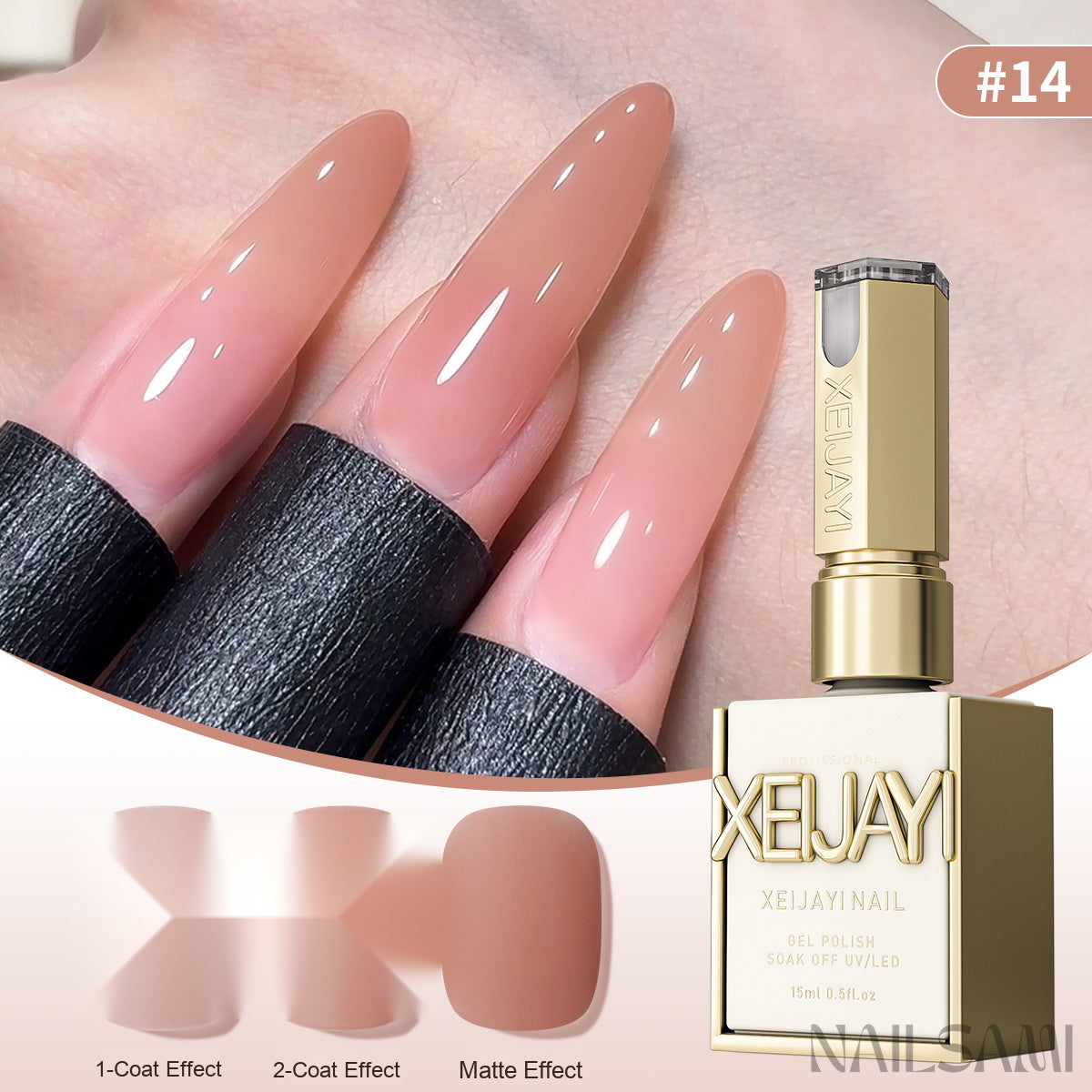 Icy Nude Sheer Gel Polish - 6 Colors - main_10