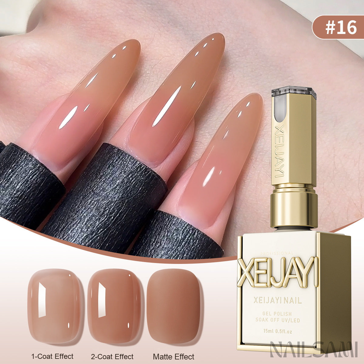 Icy Nude Sheer Gel Polish - 6 Colors - main_11