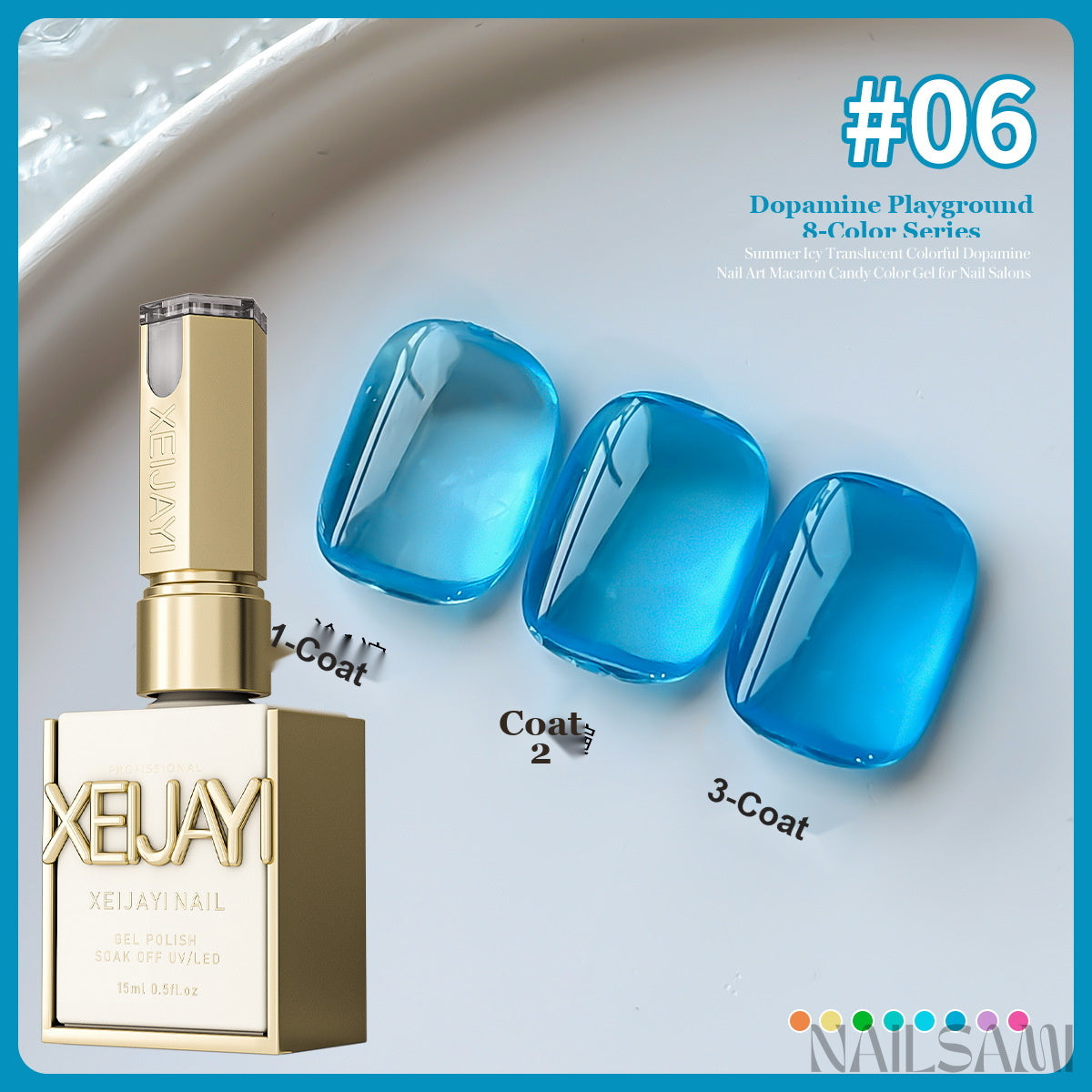 Dopamine Playground Jelly Gel Polish - 8 Colors - main_12