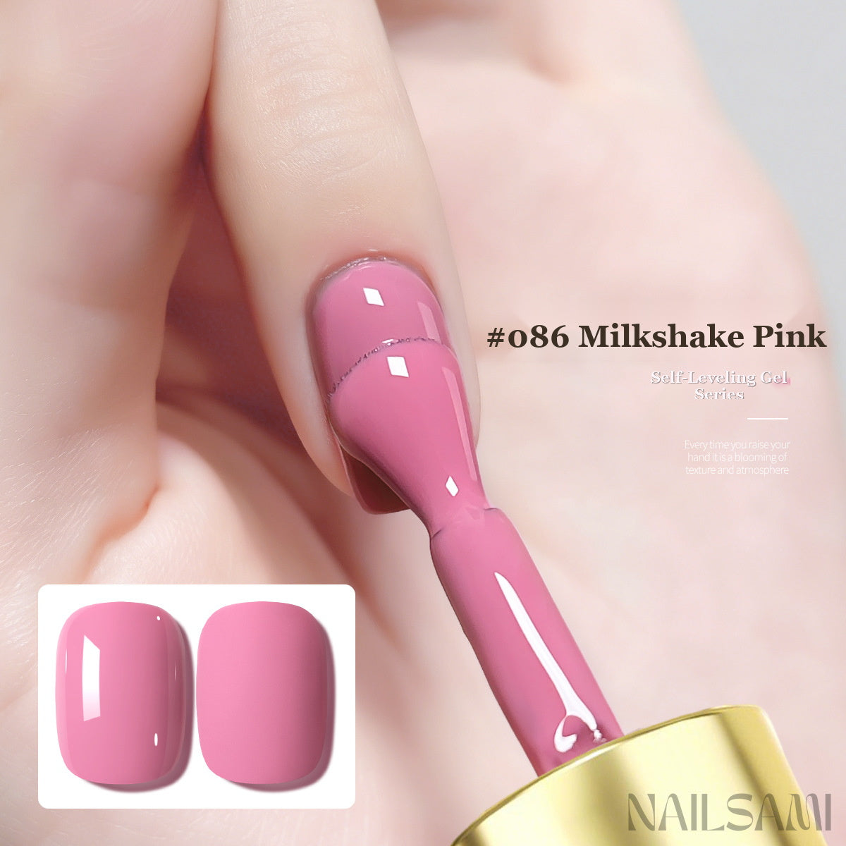 NAILSAMI One-Second Self-Leveling Gel Polish - 35 Colors - image 36