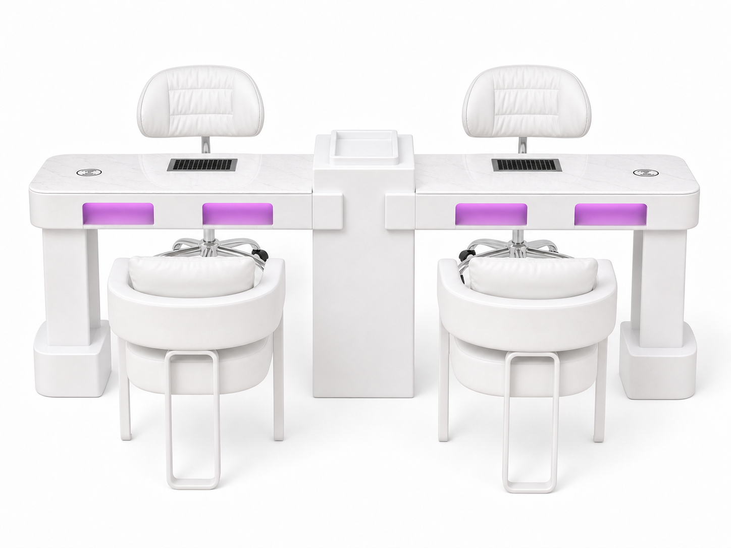 NAILSAMI M1 Double UV Manicure Table Set image 2