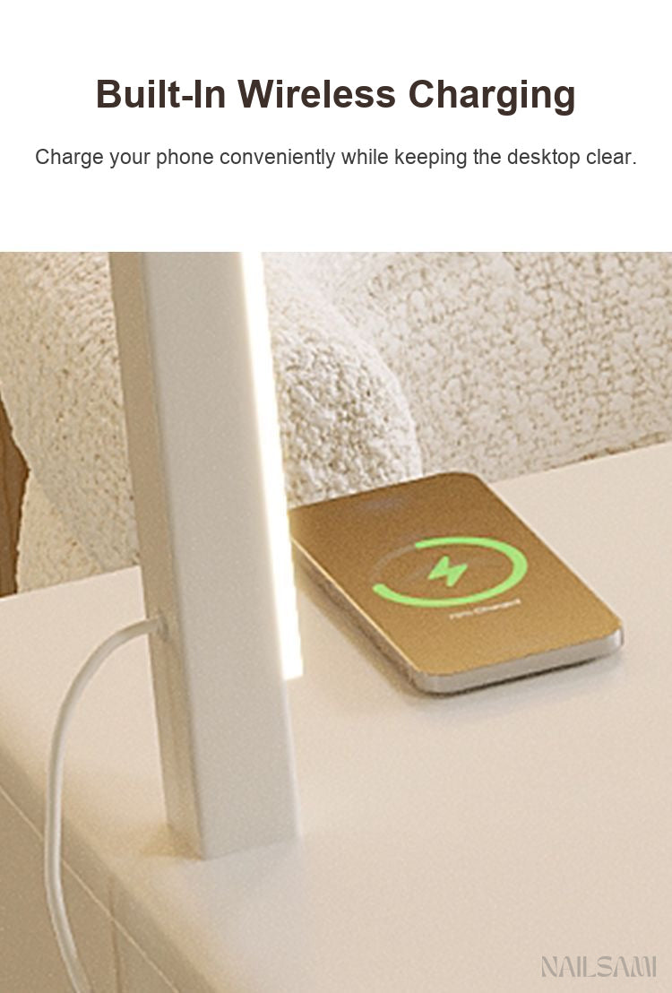 NAILSAMI Single Manicure Table with Dust Collector and LED Lamp detail image 10