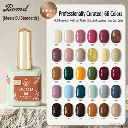 BOMD 68-Color Self-Leveling Gel Polish - 15ml