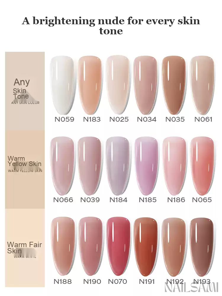 Taye Skin Sheer Nude Gel Polish - 24 Colors image 5