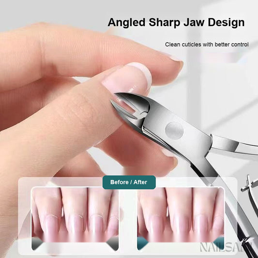 Stainless Steel Cuticle Nipper & Nail Prep Tool Set