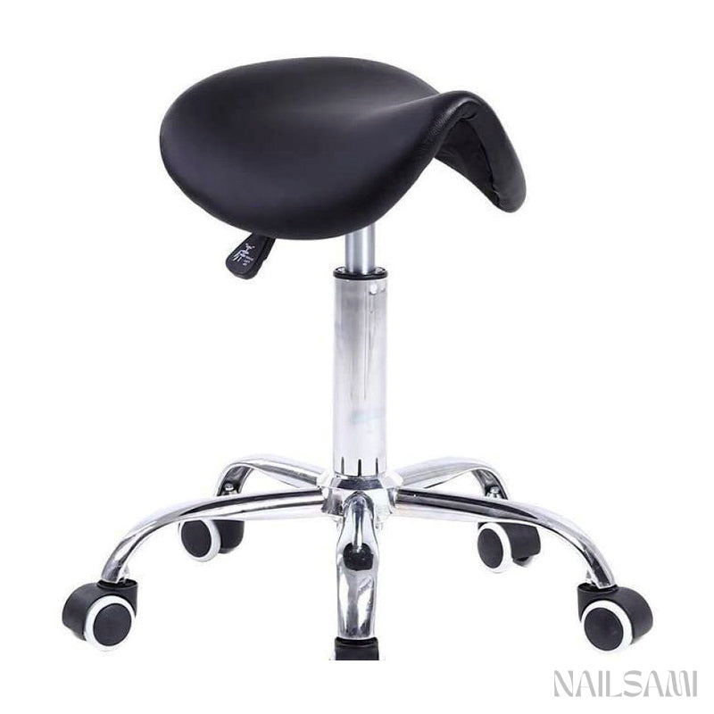 Rolling Saddle Salon Stool