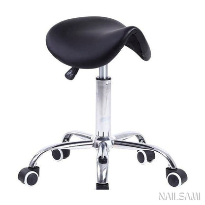 Rolling Saddle Salon Stool