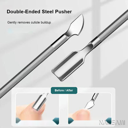 Stainless Steel Cuticle Nipper & Nail Prep Tool Set