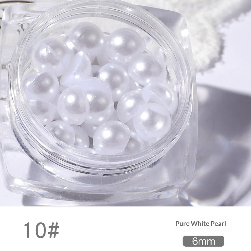 Resin Pearl Nail Art Decorations