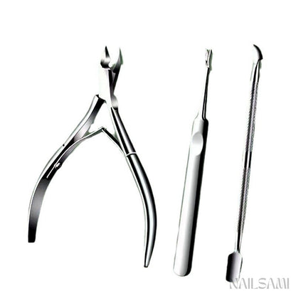 Stainless Steel Cuticle Nipper & Nail Prep Tool Set