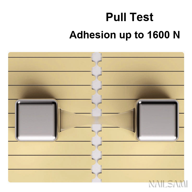 Press-On Nail Adhesive Tabs with Pull Tabs - 30 Strips