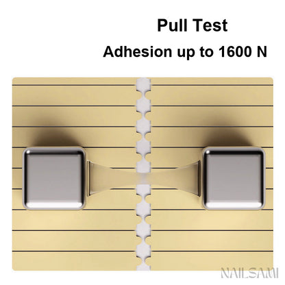 Press-On Nail Adhesive Tabs with Pull Tabs - 30 Strips