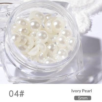 Resin Pearl Nail Art Decorations
