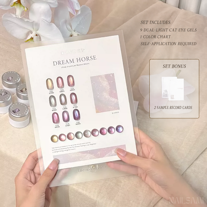 Taye Dream Horse in Bloom complete nine-color cat eye gel set