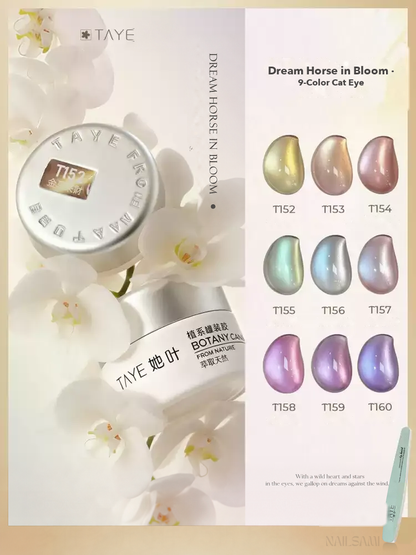 Taye Dream Horse in Bloom nine-color cat eye gel collection