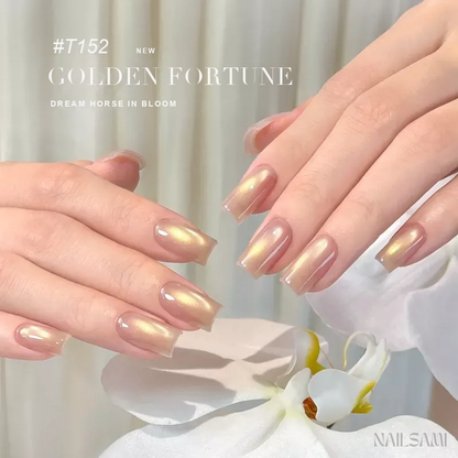 Taye Dream Horse in Bloom T152 Golden Fortune cat eye gel