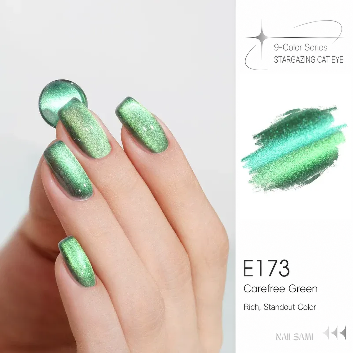 Taye Stargazing Cat Eye E173 Carefree Green