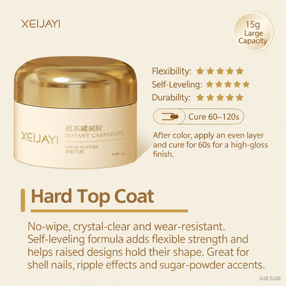 Xeijayi Hard Top Coat in a 15g jar