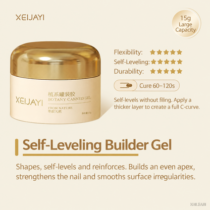 Xeijayi Self-Leveling Builder Gel in a 15g jar