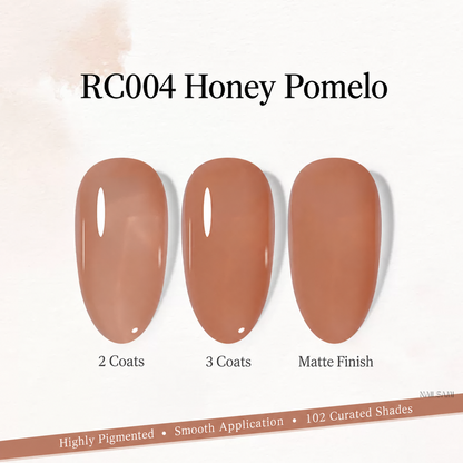 Xeijayi Milk Bottle Gel Polish shade RC004 Honey Pomelo