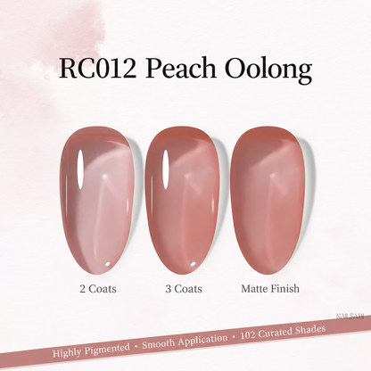 Xeijayi Milk Bottle Gel Polish shade RC012 Peach Oolong