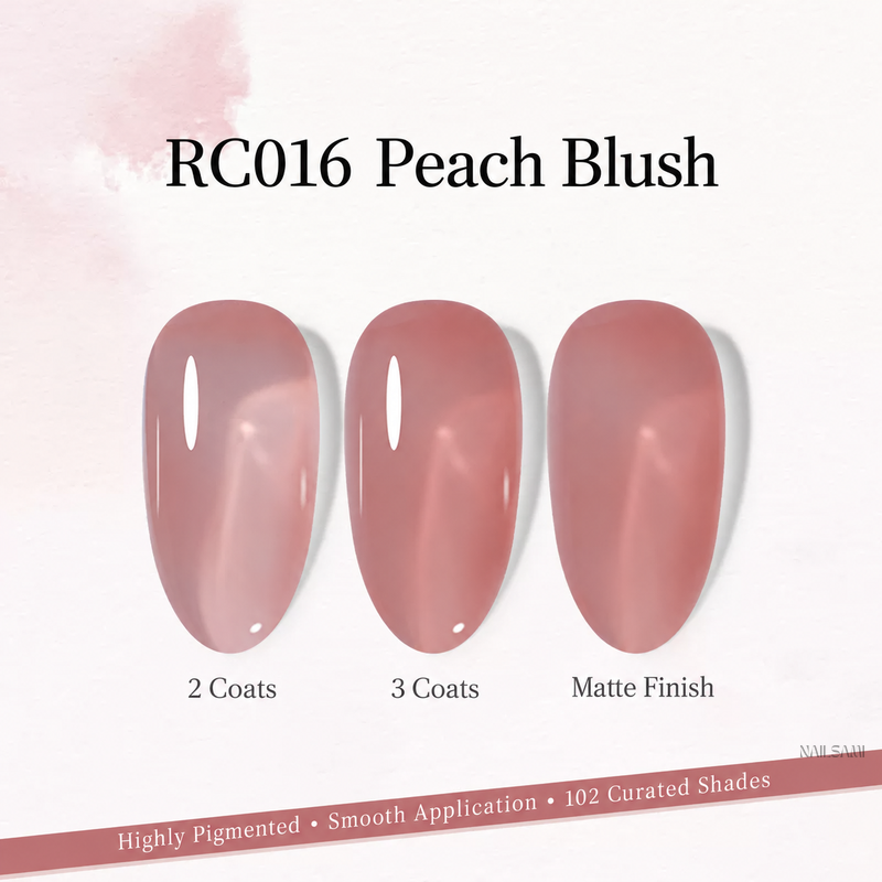 Xeijayi Milk Bottle Gel Polish shade RC016 Peach Blush
