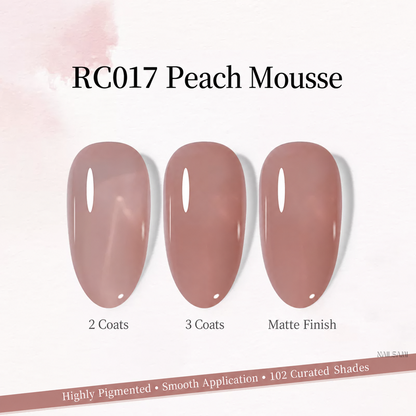 Xeijayi Milk Bottle Gel Polish shade RC017 Peach Mousse