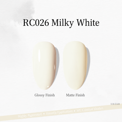 Xeijayi Milk Bottle Gel Polish shade RC026 Milky White