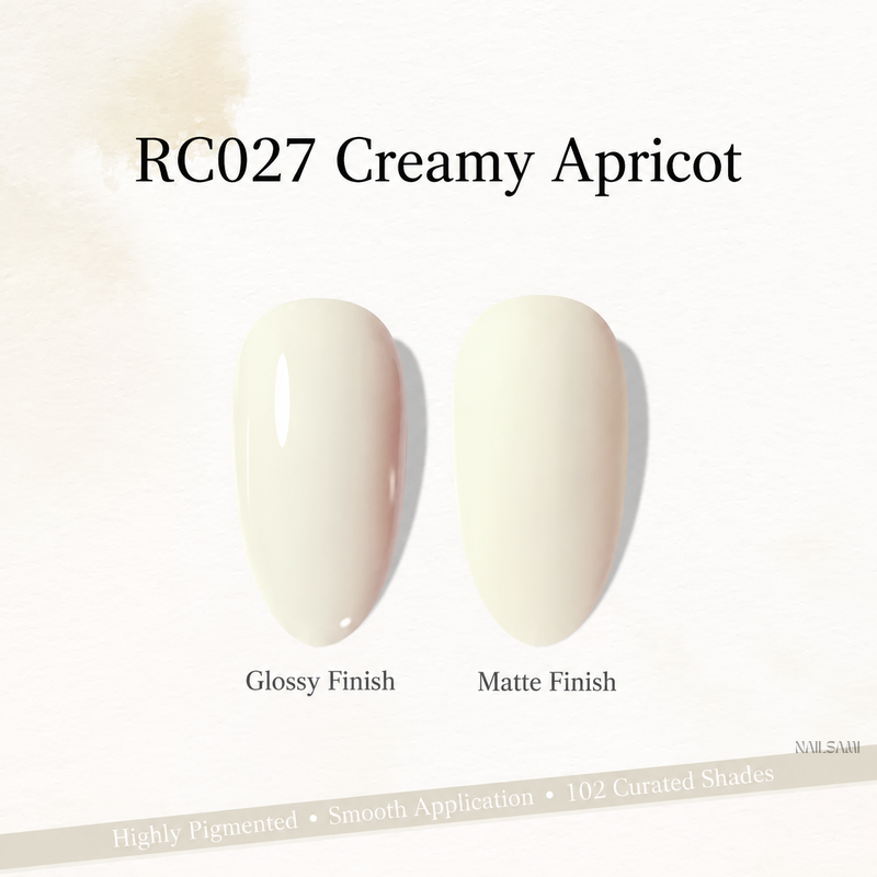 Xeijayi Milk Bottle Gel Polish shade RC027 Creamy Apricot