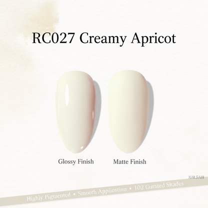 Xeijayi Milk Bottle Gel Polish shade RC027 Creamy Apricot