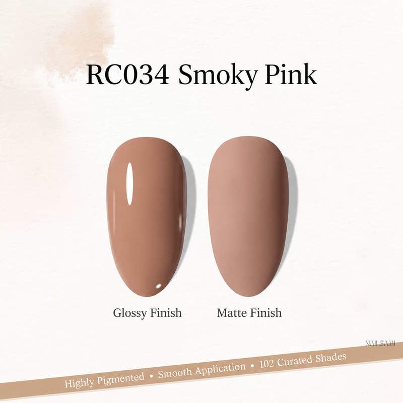 Xeijayi Milk Bottle Gel Polish shade RC034 Smoky Pink