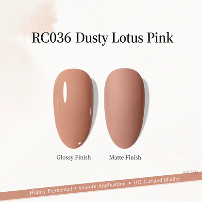 Xeijayi Milk Bottle Gel Polish shade RC036 Dusty Lotus Pink