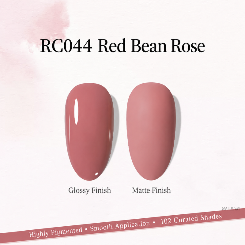 Xeijayi Milk Bottle Gel Polish shade RC044 Red Bean Rose